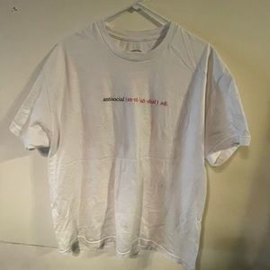Anti social social club xl t shirt
